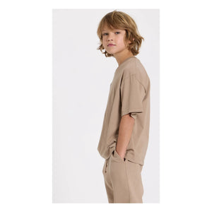 Smallable Kid - Camiseta Nils de algodón orgánico | Marrón tierra
