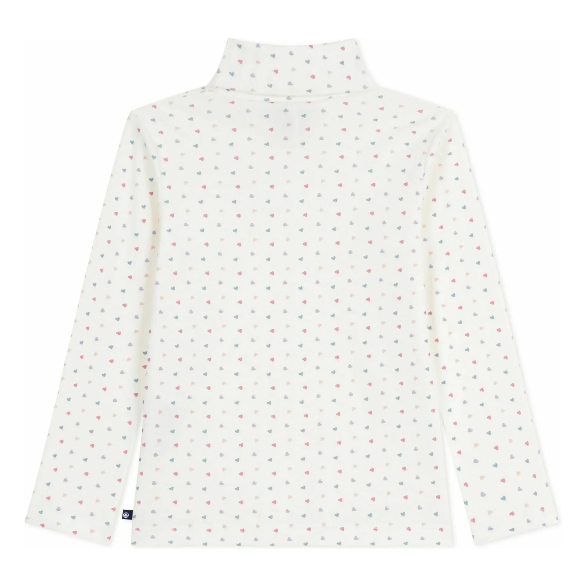 Petit Bateau - Camiseta sin mangas con estampado de corazones de algodón orgánico | Crudo