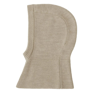 FUB - Pasamontañas de lana merina | Beige jaspeado
