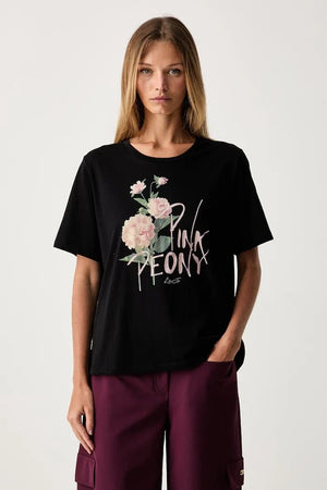 Camiseta de algodón para mujer Liu Jo