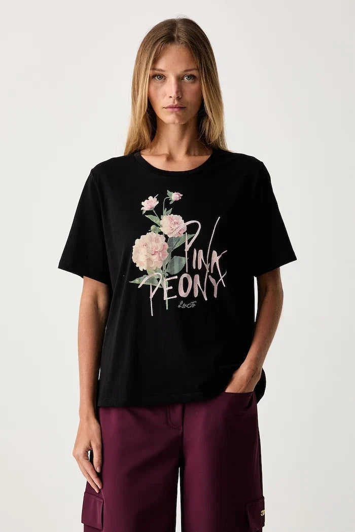 Camiseta de algodón para mujer Liu Jo