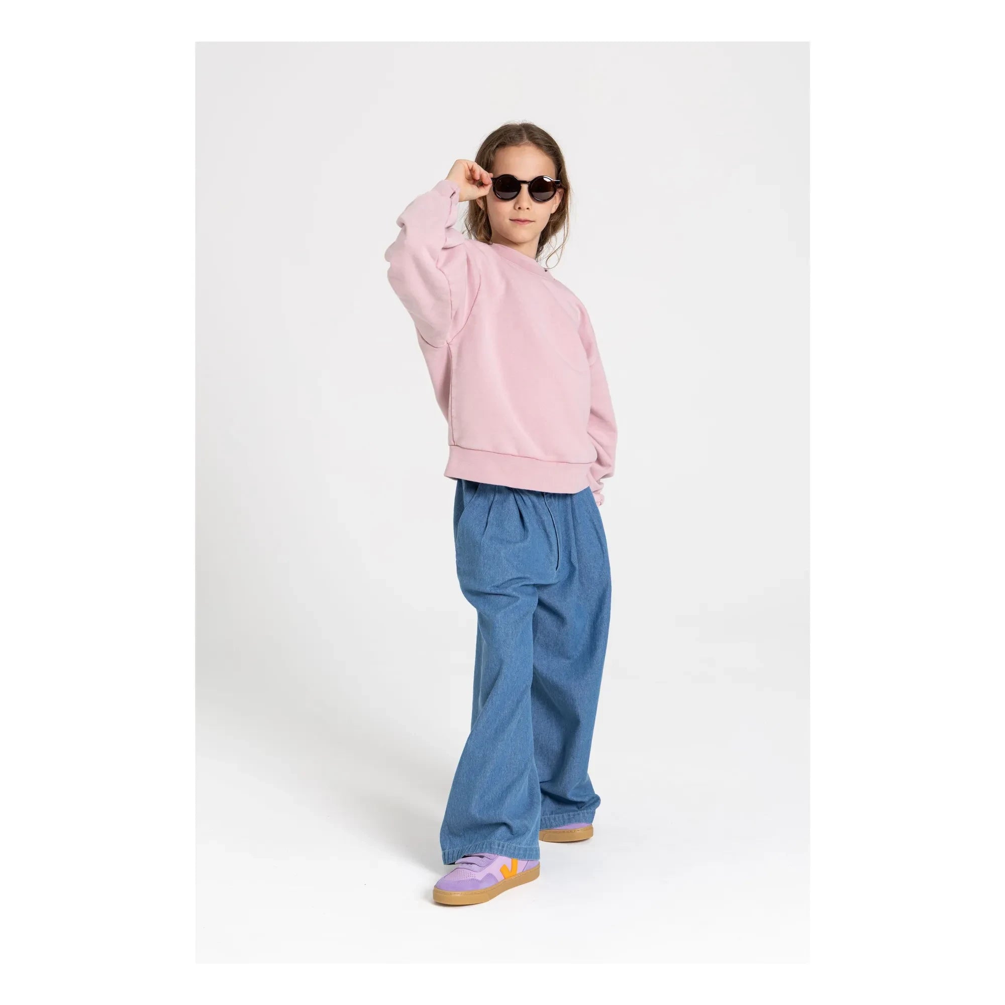 Smallable Kid - Camiseta Liv Algodón orgánico | Rosa empolvado