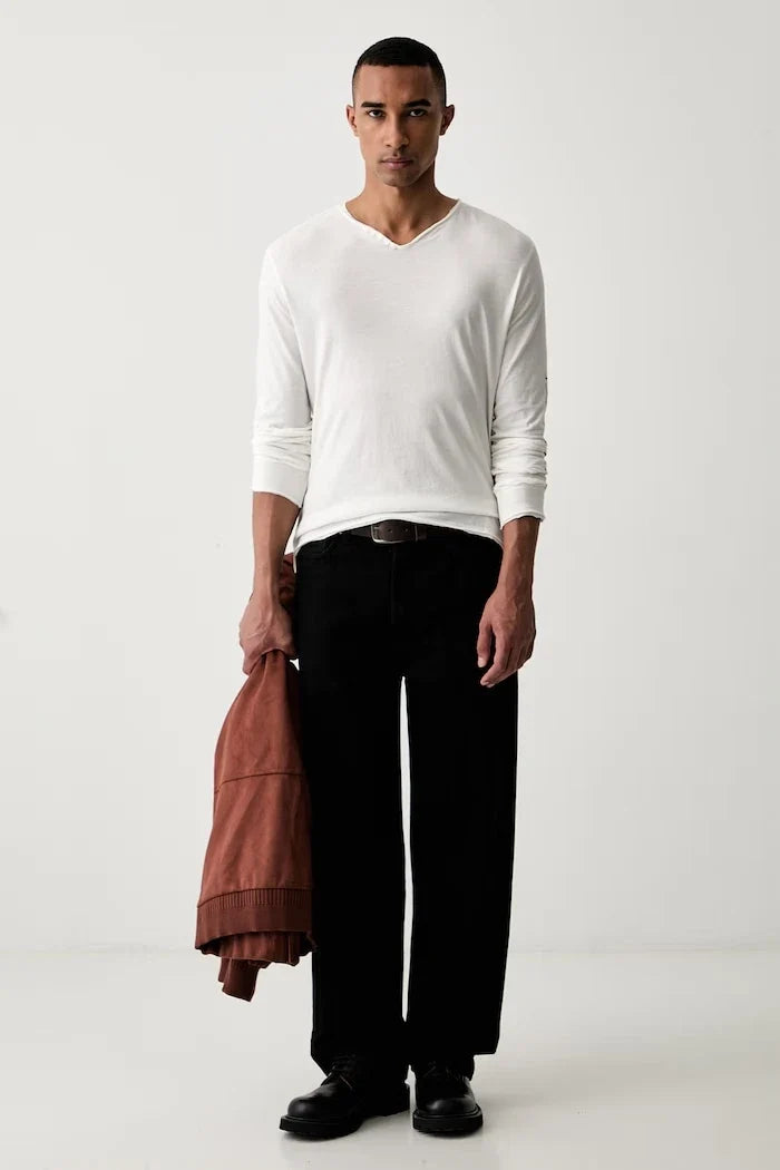 Zadig&Voltaire Camiseta de Manga Larga de Algodón para Hombre MONASTIR