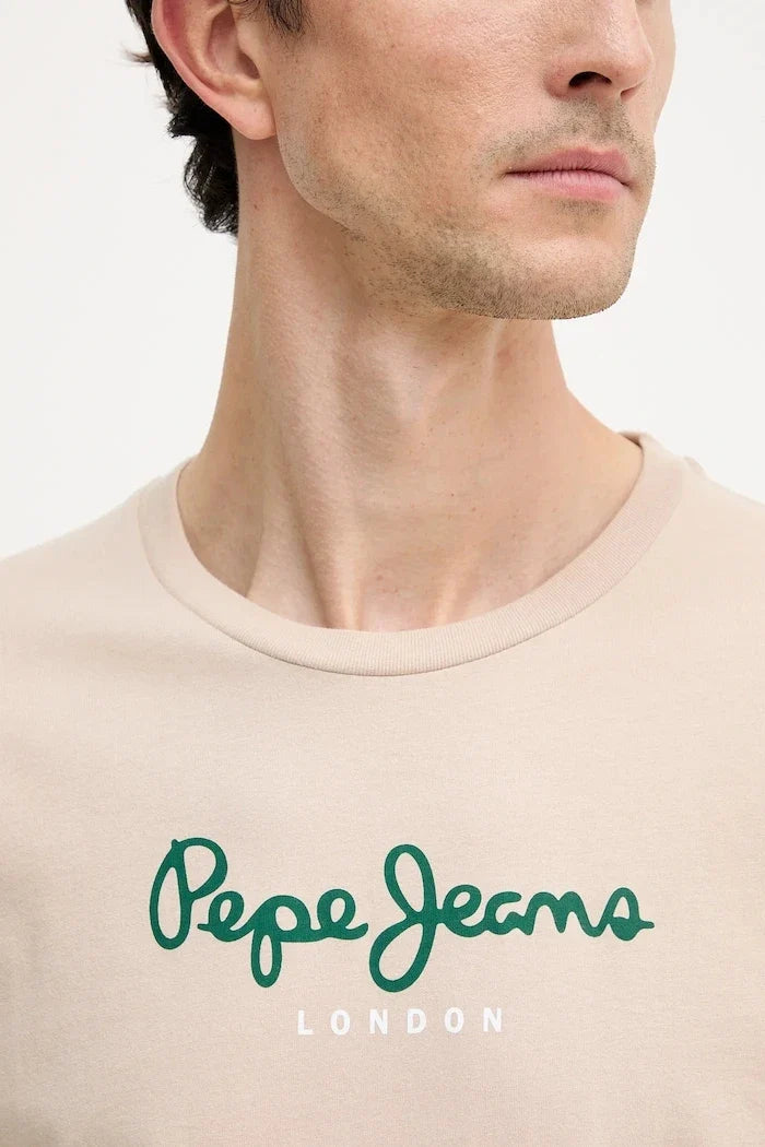 Camiseta de algodón para hombre EGGO N de Pepe Jeans