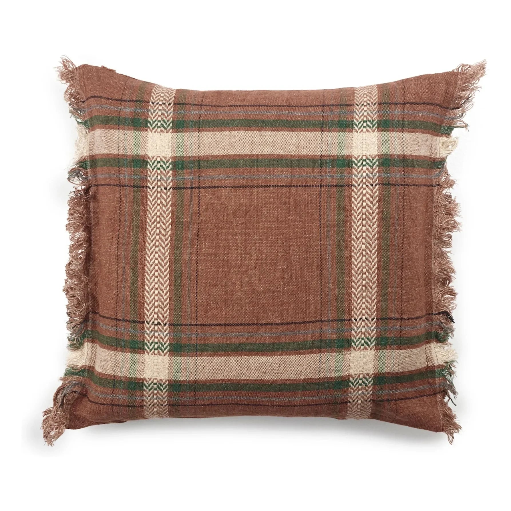 Libeco - Funda de almohada de lino Rowan | Rojo Óxido