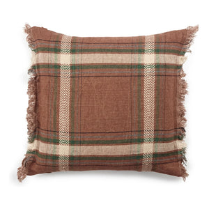 Libeco - Funda de almohada de lino Rowan | Rojo Óxido