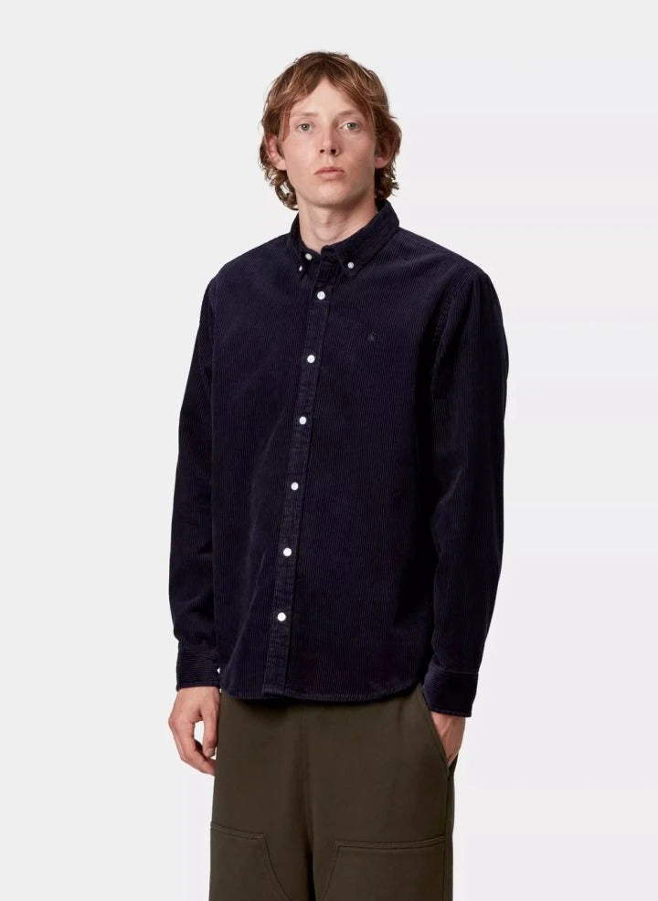 Carhartt WIP - Madison Cord Gömlek | Koyu Mavi