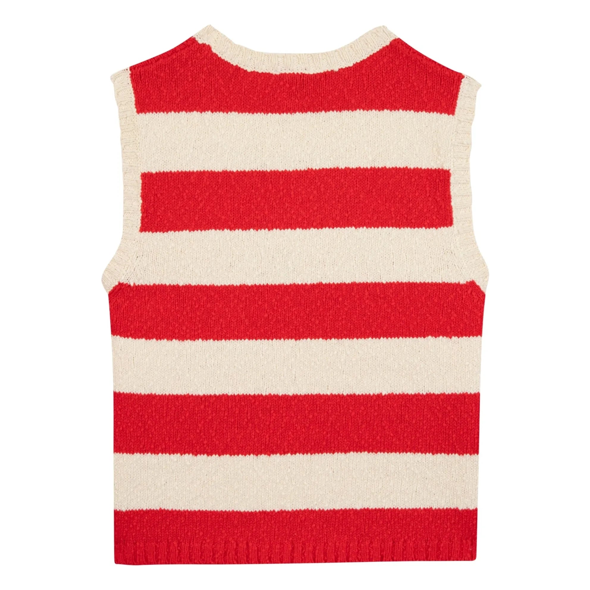 Bonton - Camiseta de tirantes a rayas Next Mesh | Bermellón