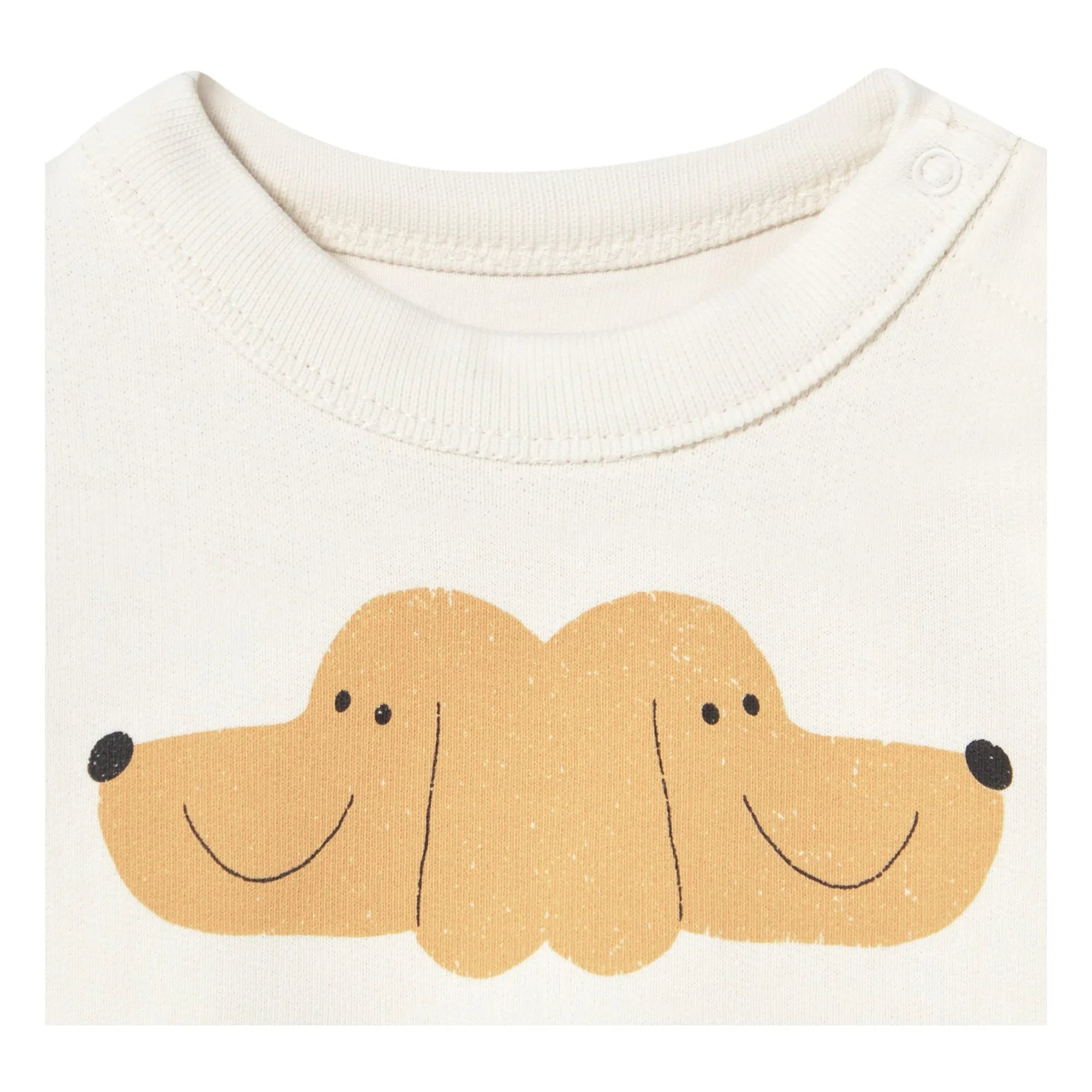 Tinycottons - Sweat Dogs Tiny & Tiny Algodón Orgánico Bebé | Blanco