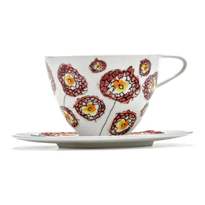 Serax - Taza de café y platillo Anemone, Serax for Marni - Set de 2 | Leche