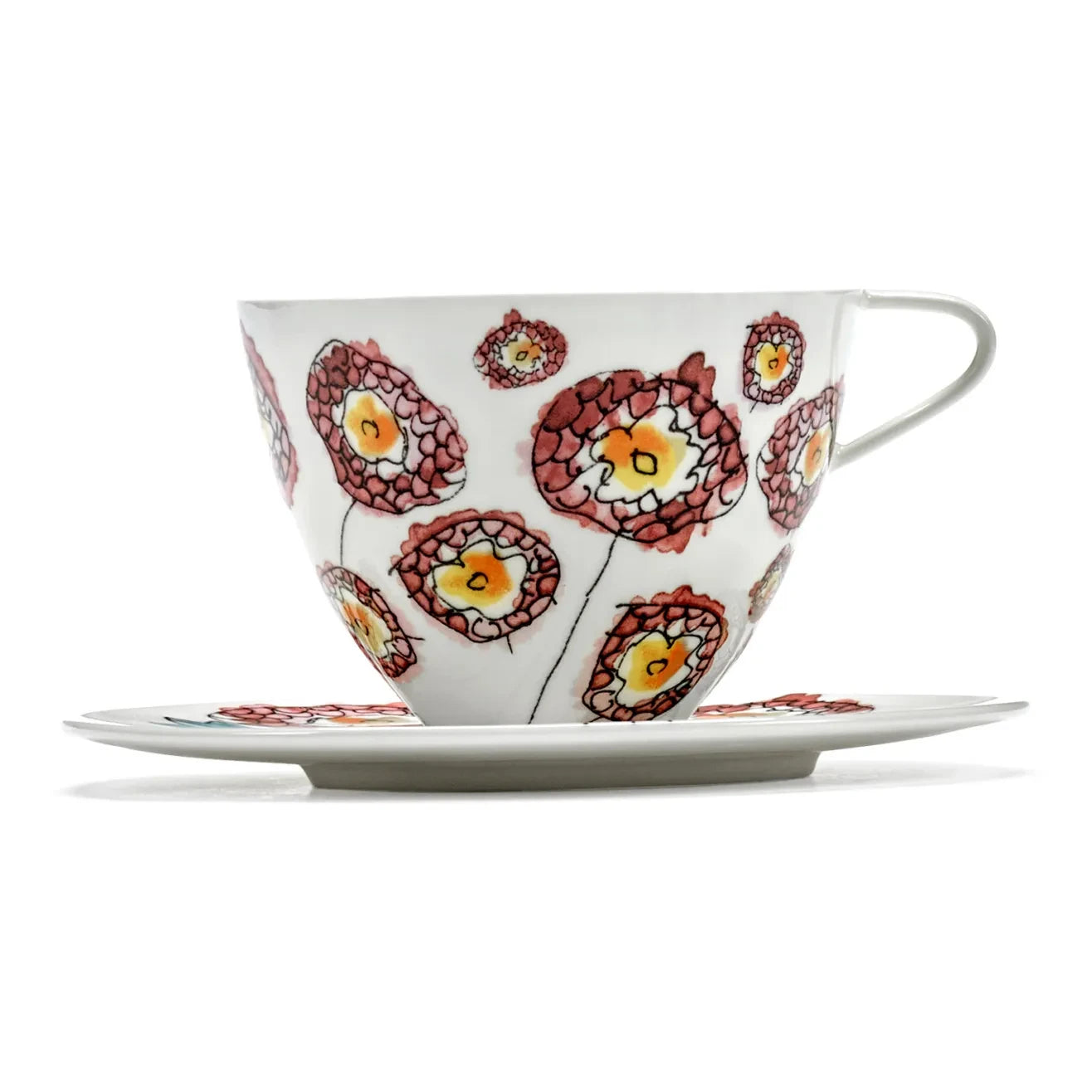 Serax - Taza de café y platillo Anemone, Serax for Marni - Set de 2 | Leche