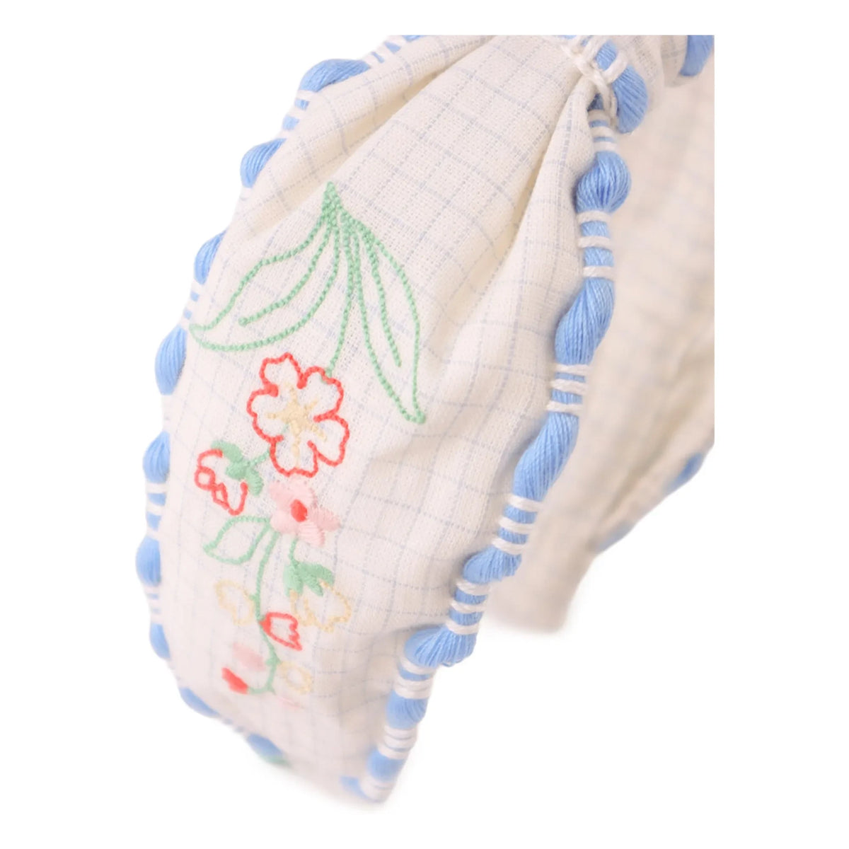 Gingersnaps - Diadema bordada Delta Keten | Blanco