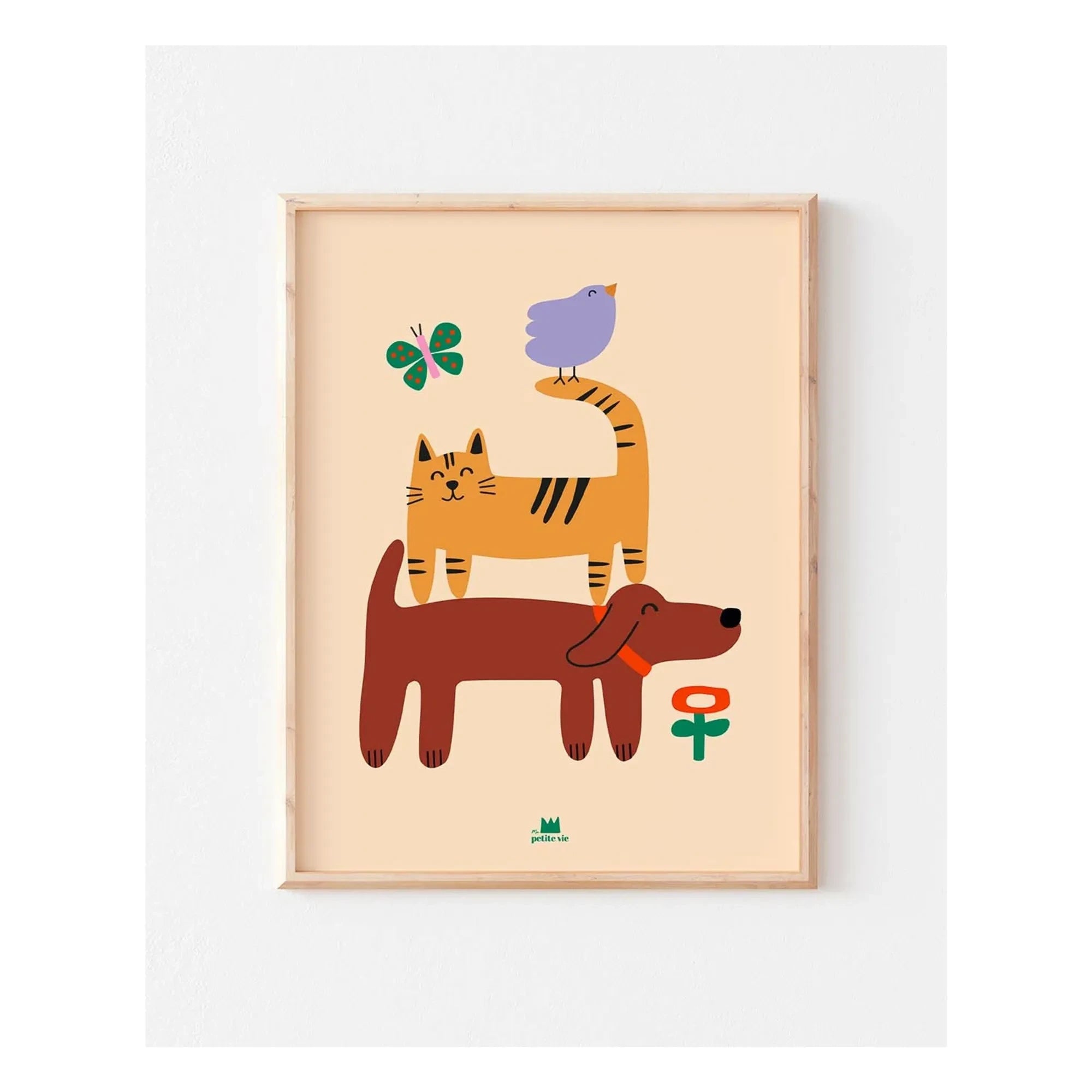 Ma petite vie - Póster de Perro, Gato y Pájaro | Arena