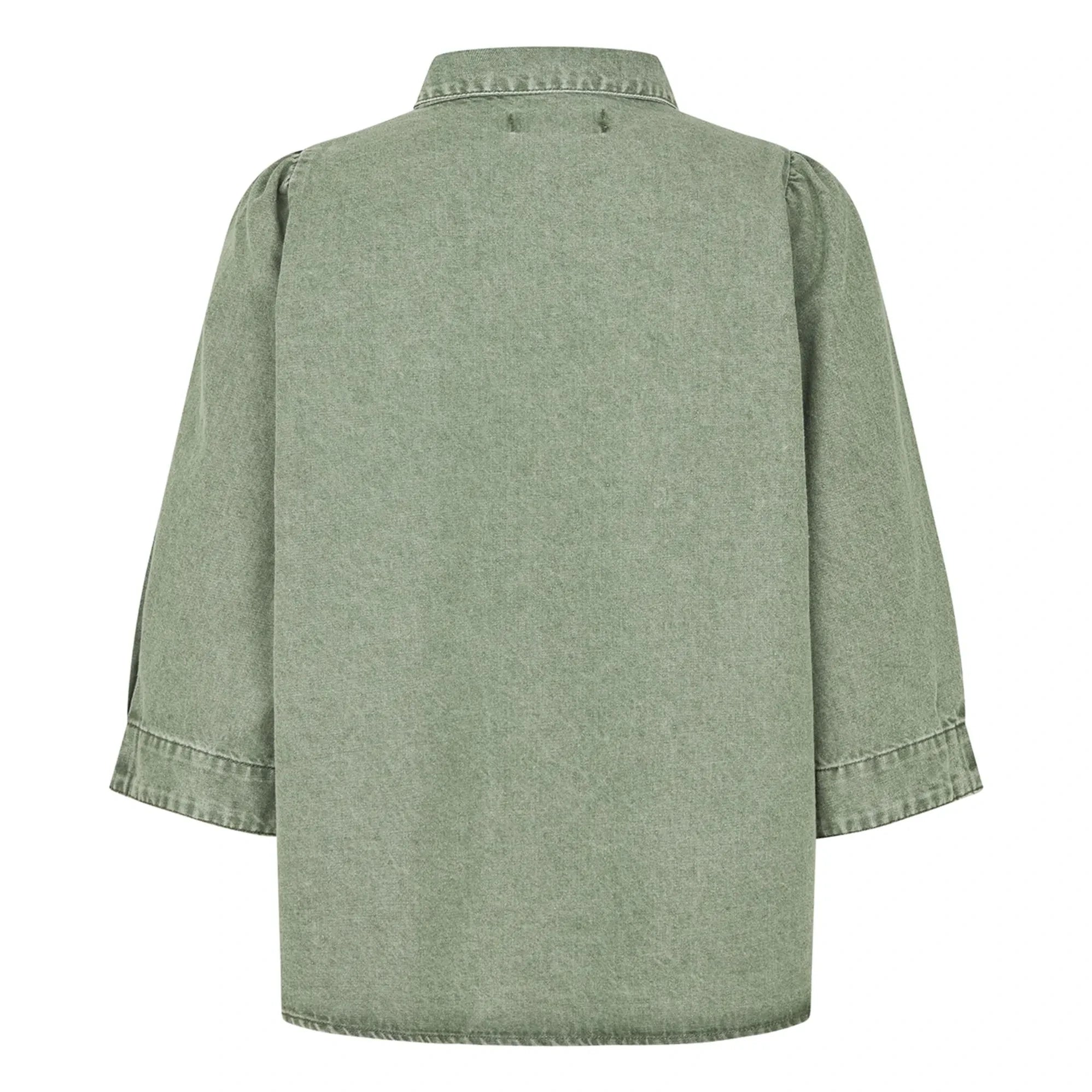 Lollys Laundry - Camisa de algodón Bono | Caqui