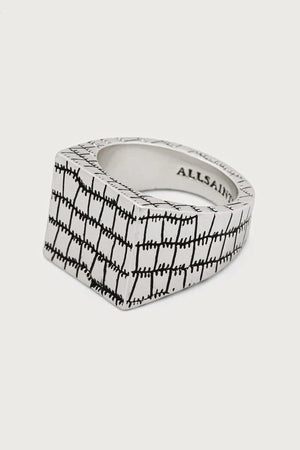 Anillo de sello de mujer de metal