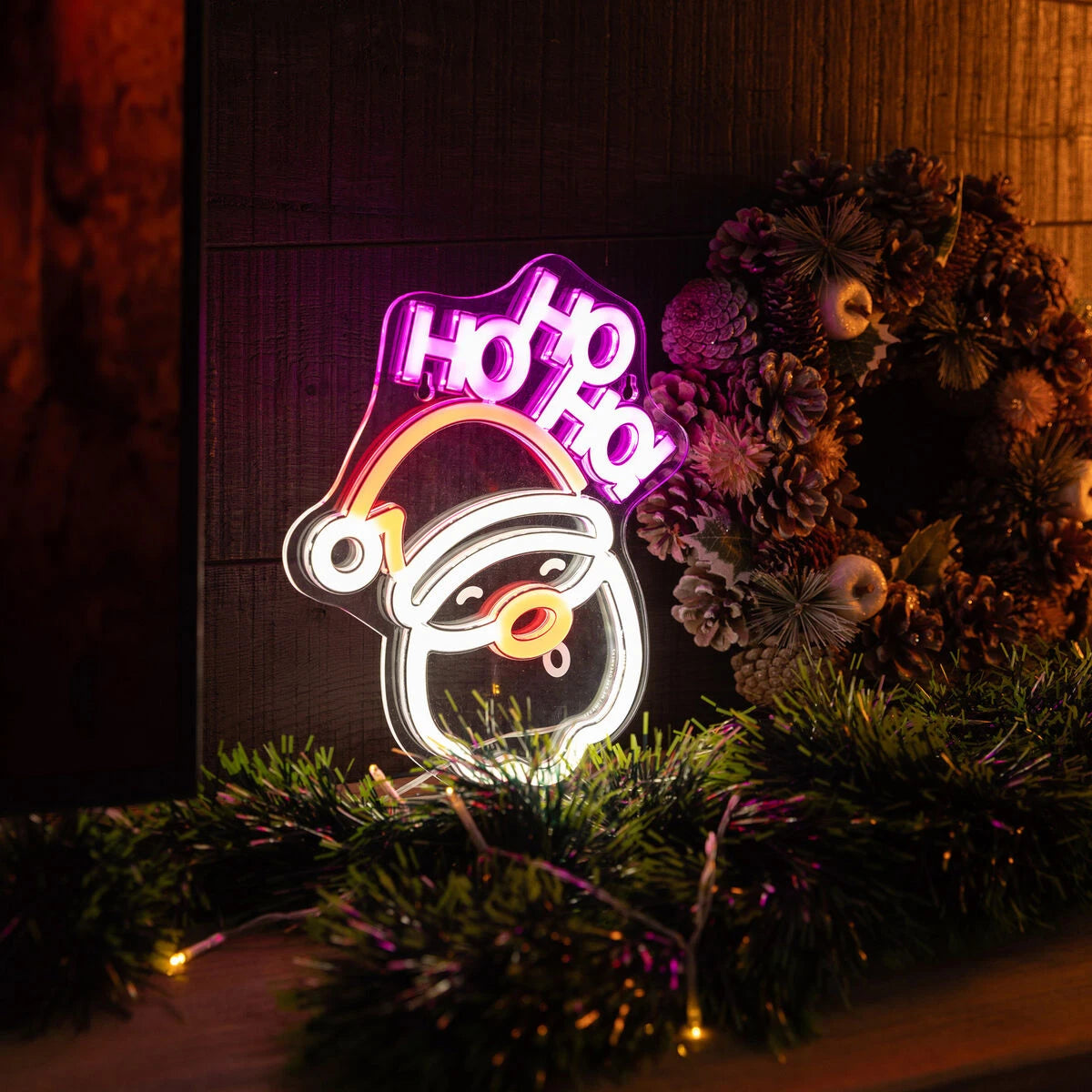 Legami - Lámpara LED de efecto neón - Santa Claus - Es un signo