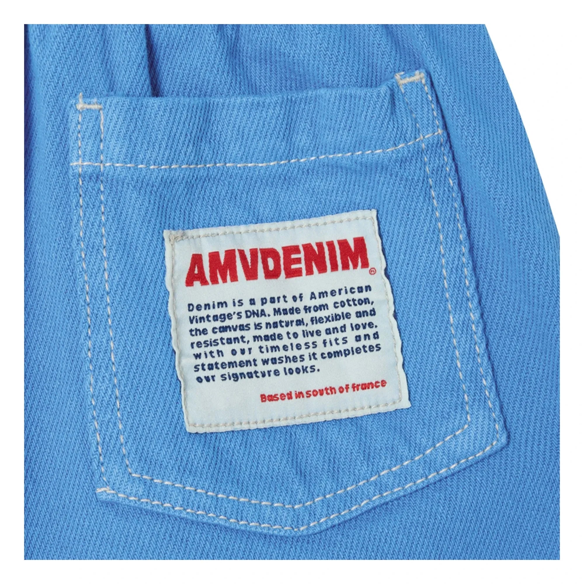 American Vintage - Pantalón vaquero de algodón orgánico Pusway | Azul