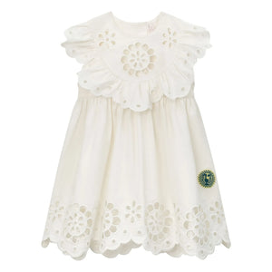 Zimmermann - Vestido Awaken de Broderie Anglaise | Marfil