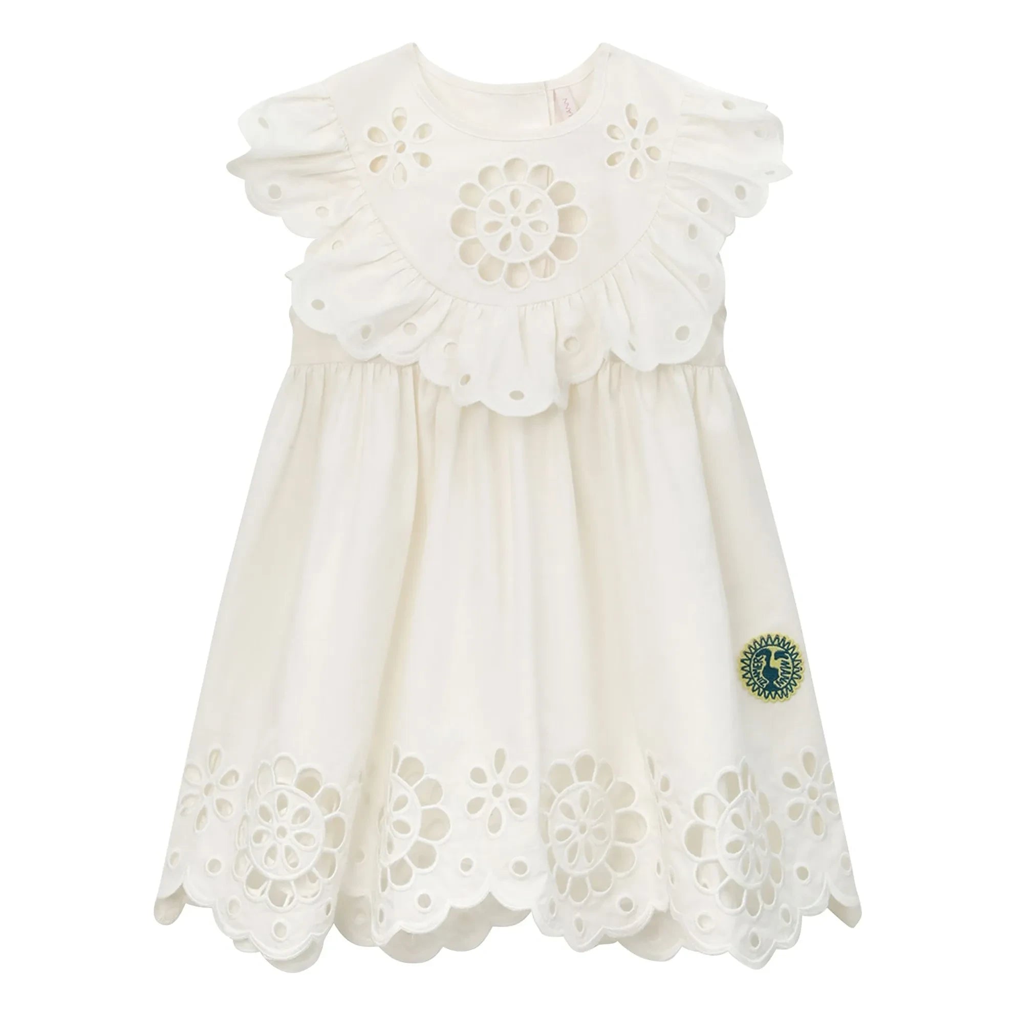 Zimmermann - Vestido Awaken de Broderie Anglaise | Marfil