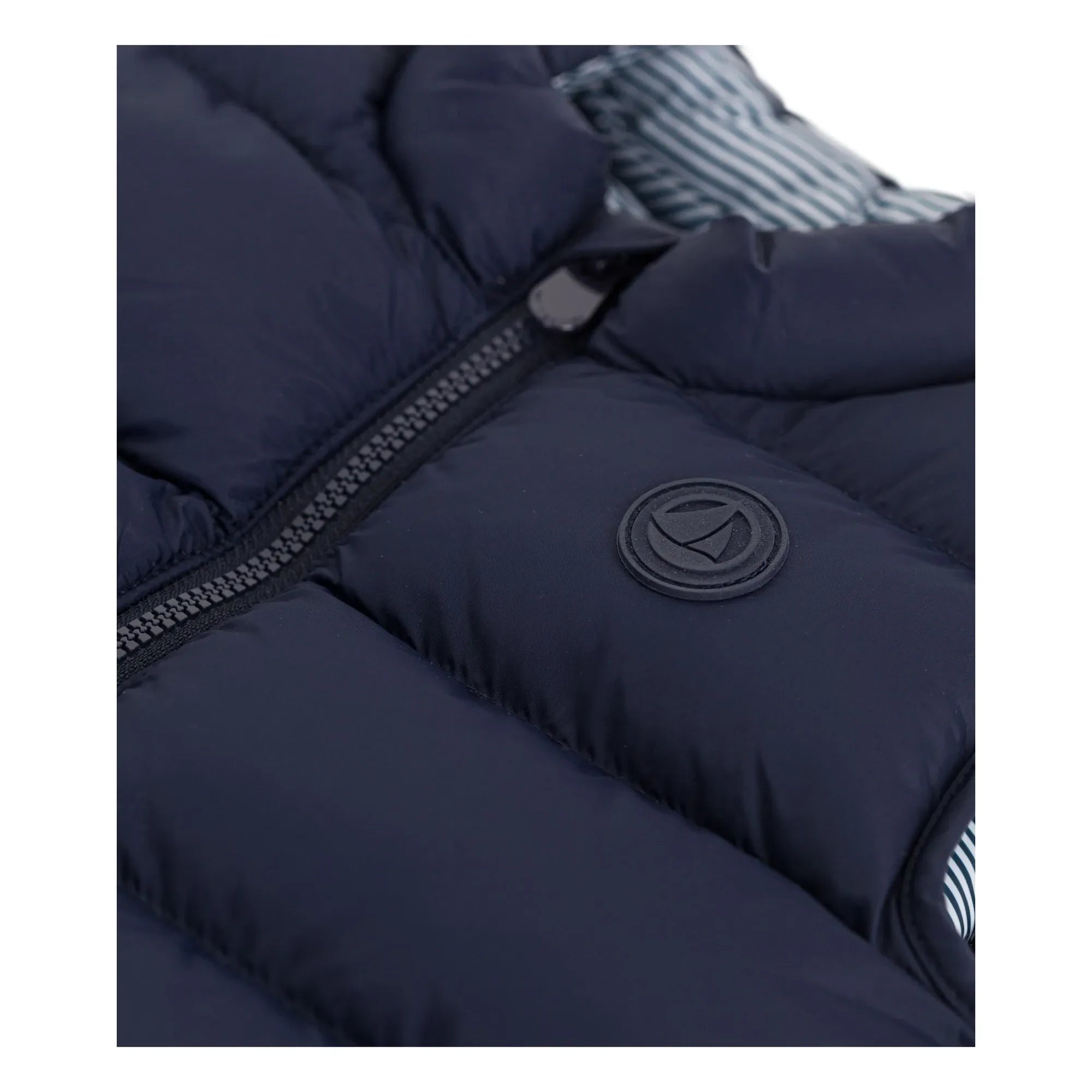 Petit Bateau - Chaleco acolchado sin mangas para bebé | Azul marino