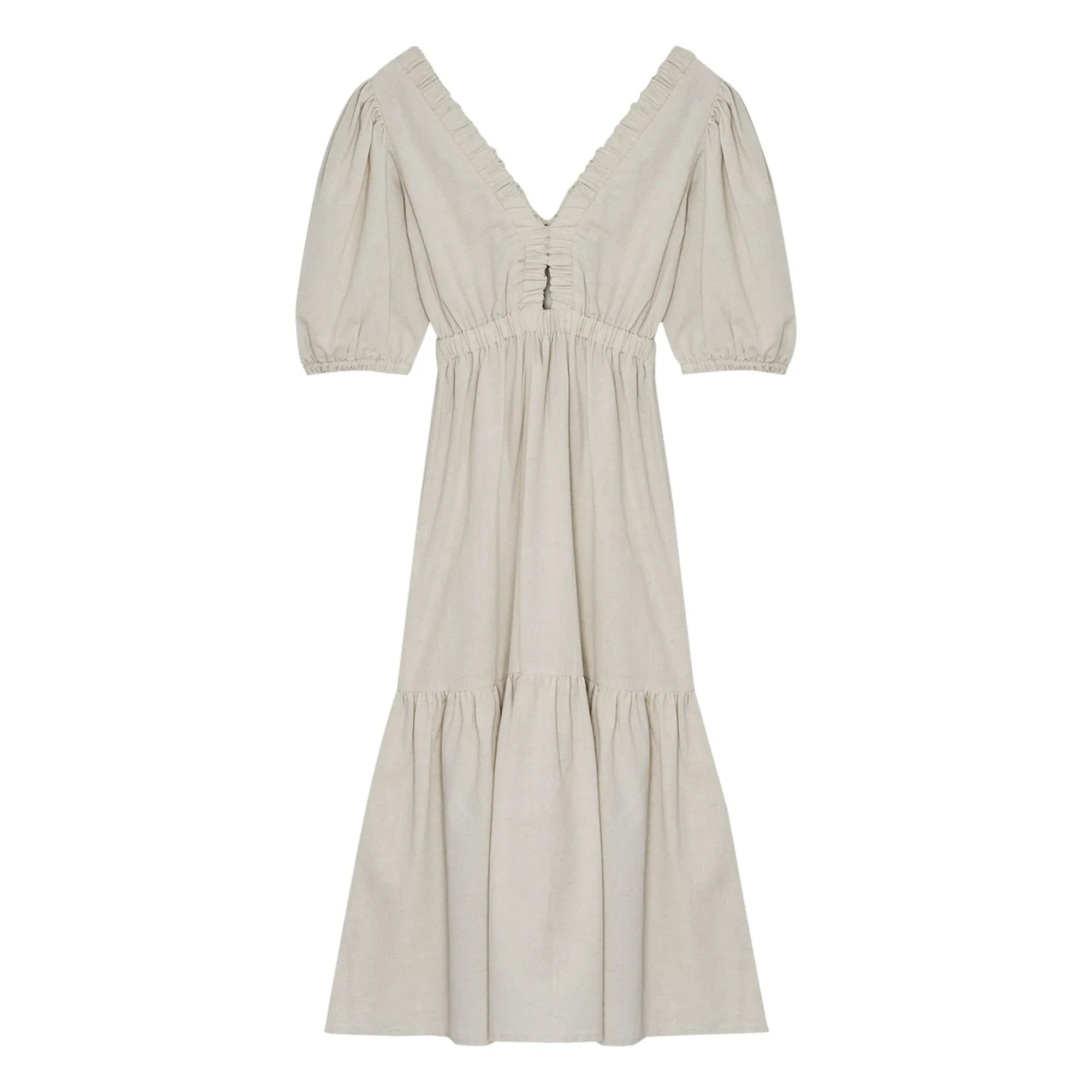 the new society - Vestido de lino de aloe | Arena