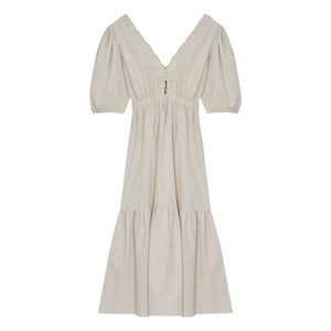 the new society - Vestido de lino de aloe | Arena