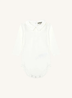 Bonton - Mail Organik Pamuklu Bebek Body | Ekru