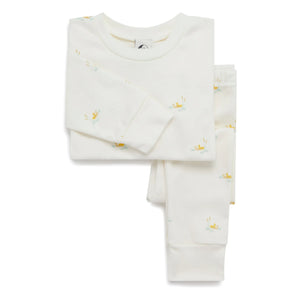 Sleepy Doe - Pijama de pato de algodón orgánico | Crudo