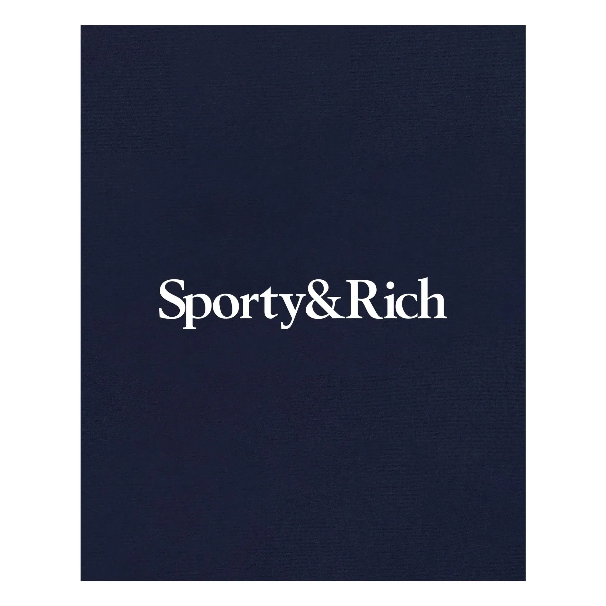 Sporty & Rich - Tenis Tişörtü Geri Dönüştürülmüş Pamuk | Koyu Mavi