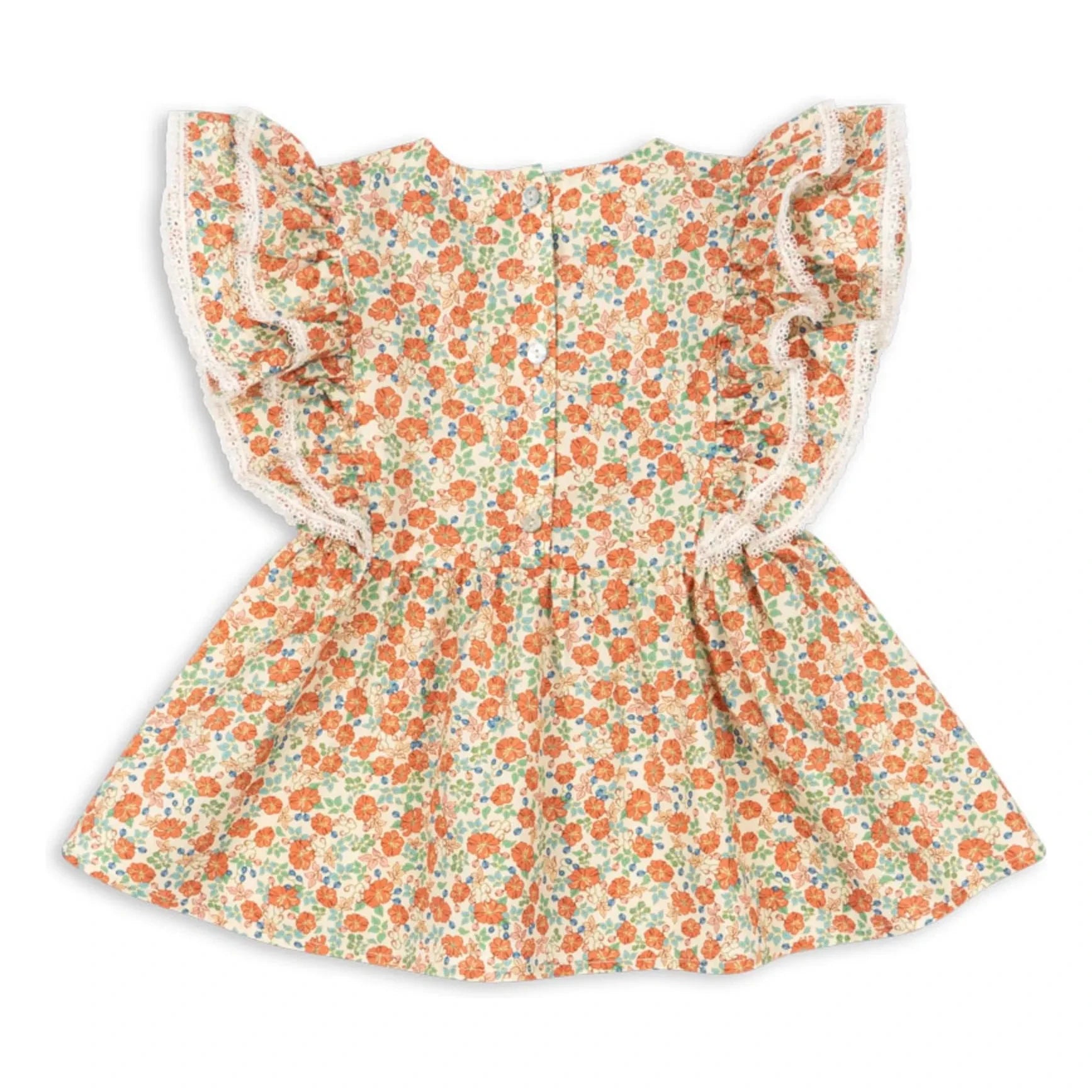 Konges Sløjd - Blusa Verbena de algodón orgánico | Naranja
