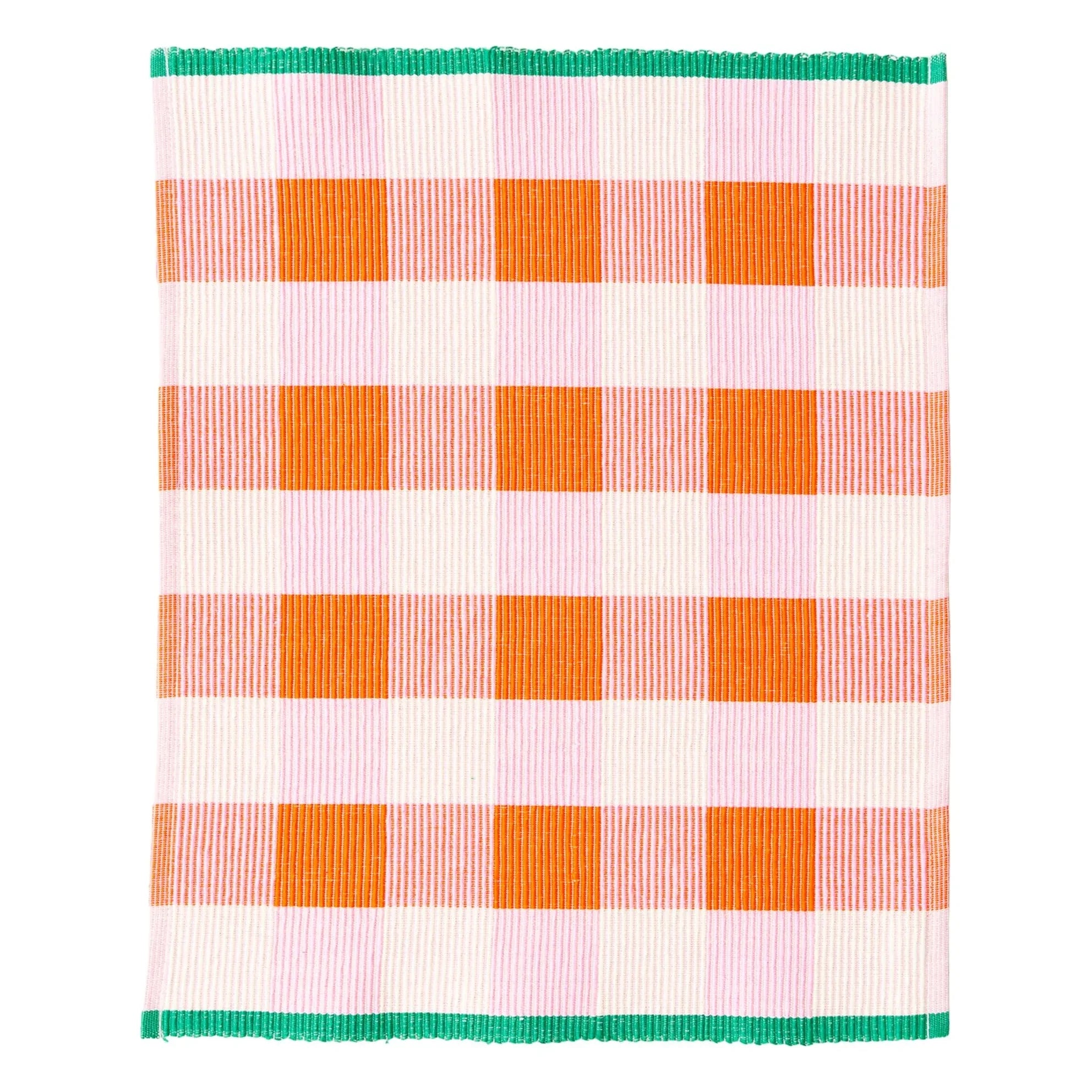 Tarta Gelatina - Mantel individual de algodón orgánico | Naranja