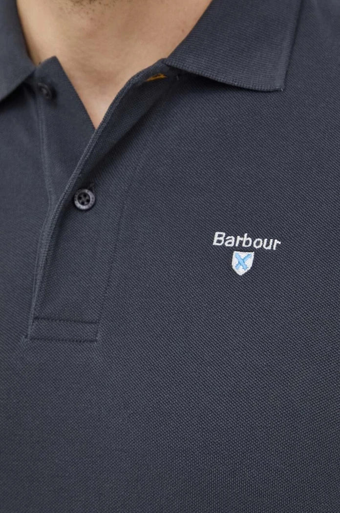 Camiseta de algodón para hombre con cuello Barbour ESSENTIALS