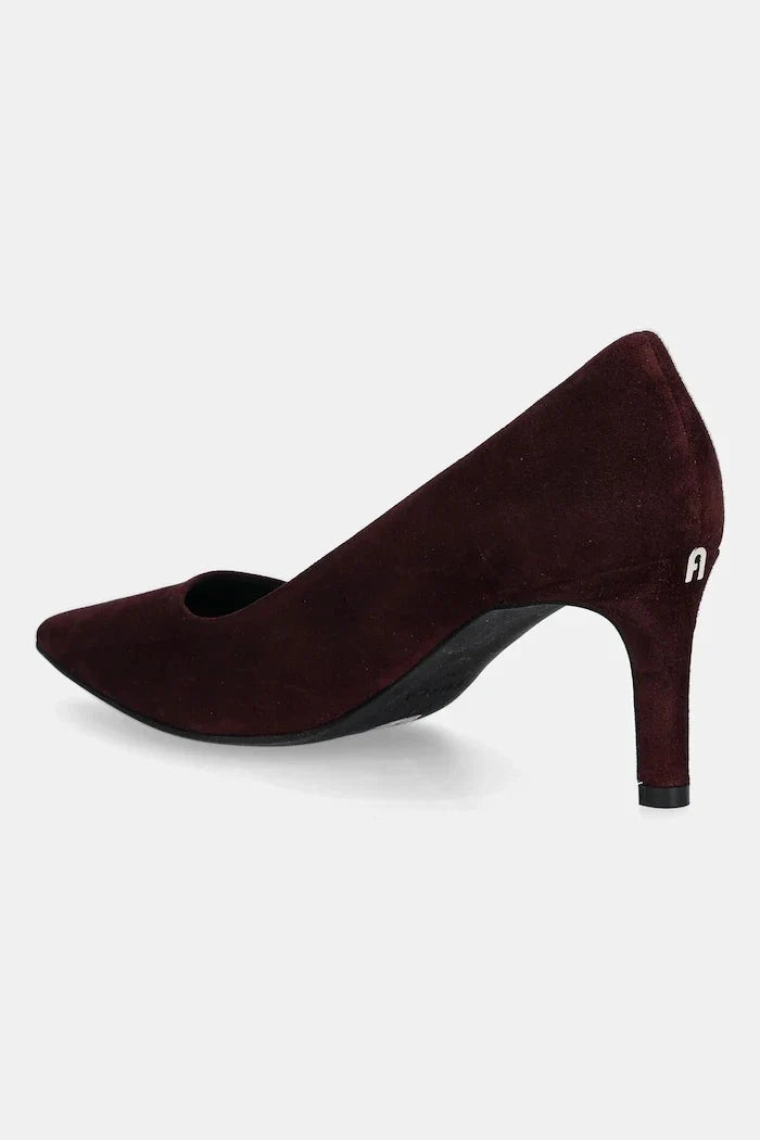 Zapatos de tacón fino de ante Furla Essential Decolleté