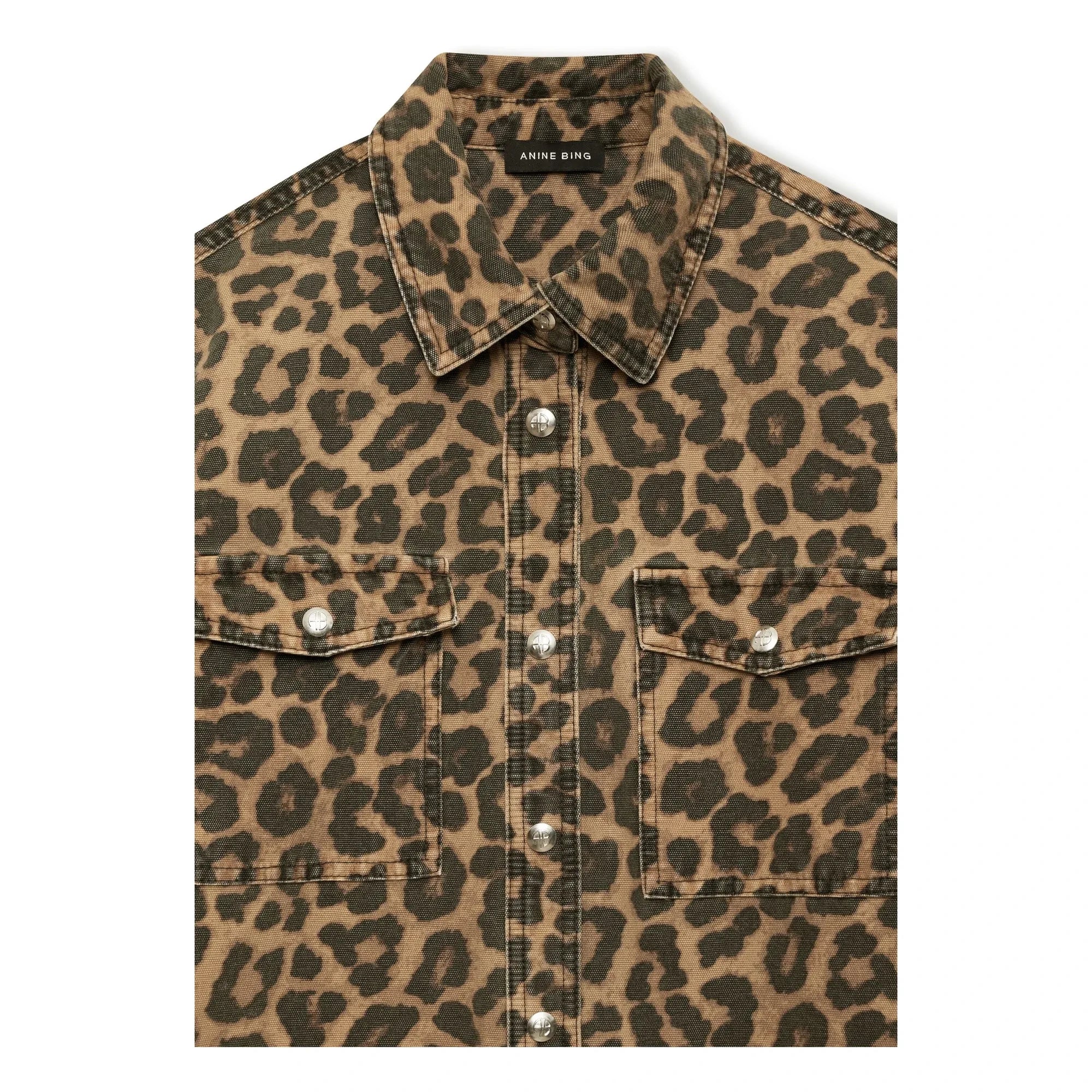 Anine Bing - Camisa Paxton Leopard | Marrón