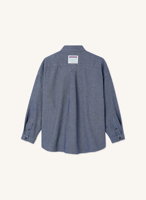 American Vintage - Lofway Pamuk Gömlek | Bleu stone