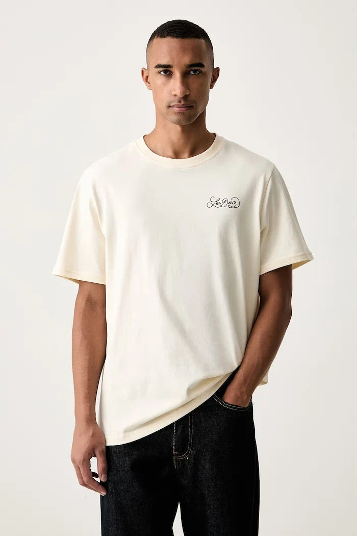 Camiseta de algodón para hombre Les Deux Orchard
