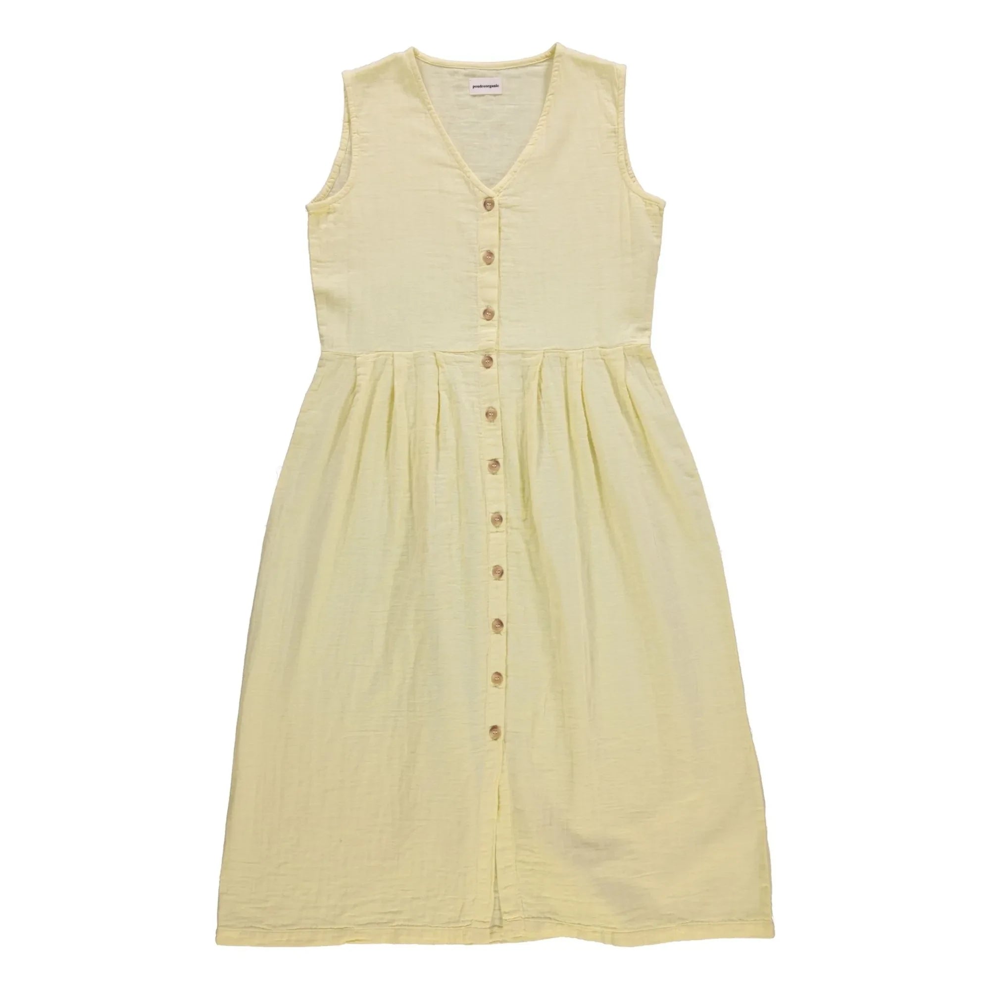 Poudre Organic - Vestido Paquerette | Amarillo
