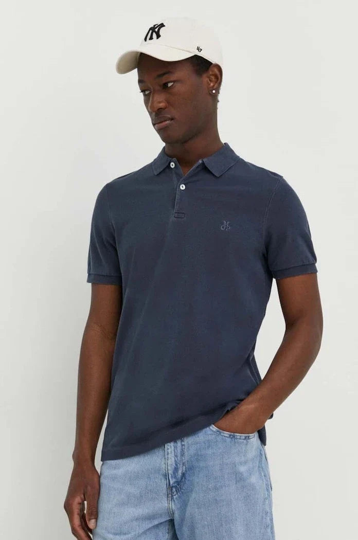 Camiseta de hombre Marc O'Polo de algodón y elastano con cuello