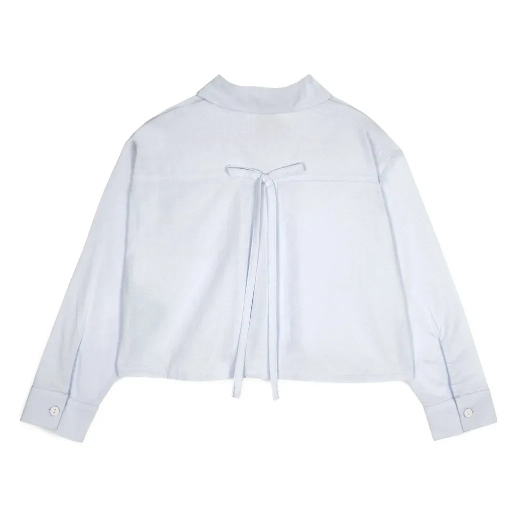 Mipounet - Camisa de popelín Juliette | Azul claro