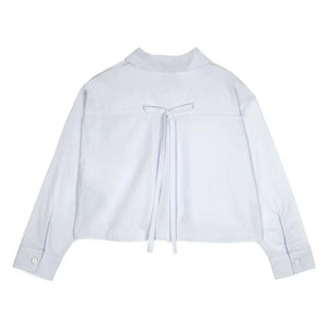 Mipounet - Camisa de popelín Juliette | Azul claro