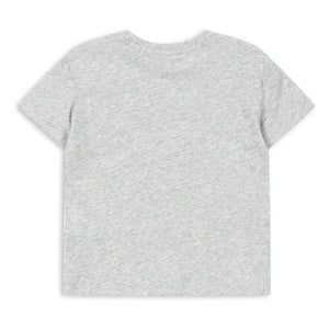 Konges Sløjd - Camiseta Famo Dinner Party de algodón orgánico | Gris jaspeado