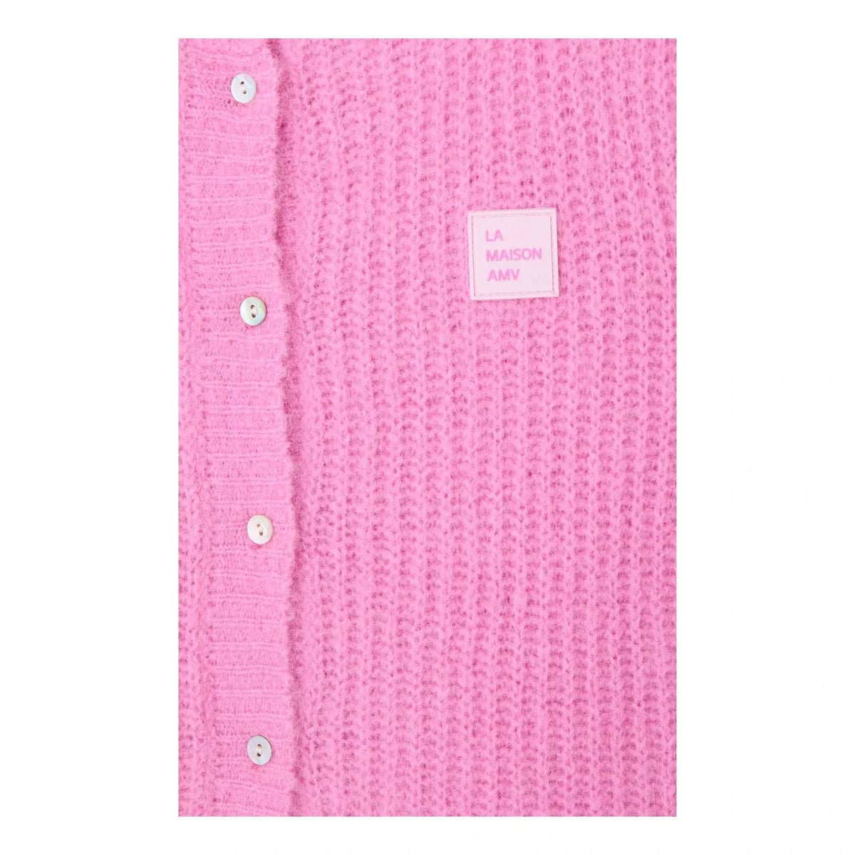 American Vintage - Cárdigan East Alpaca | Rosa chicle