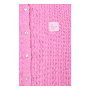 American Vintage - Cárdigan East Alpaca | Rosa chicle