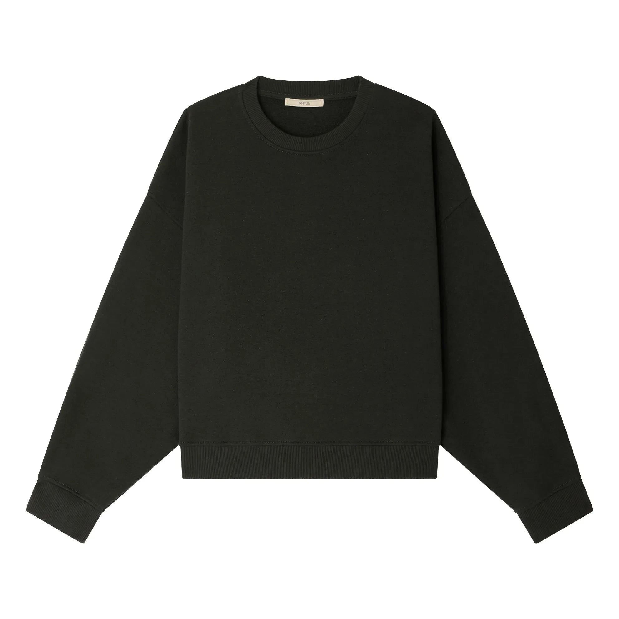Sessùn - Sudadera Yuki Metalik | Verde oscuro