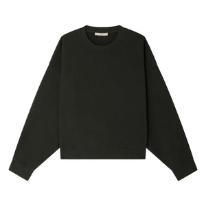 Sessùn - Sudadera Yuki Metalik | Verde oscuro