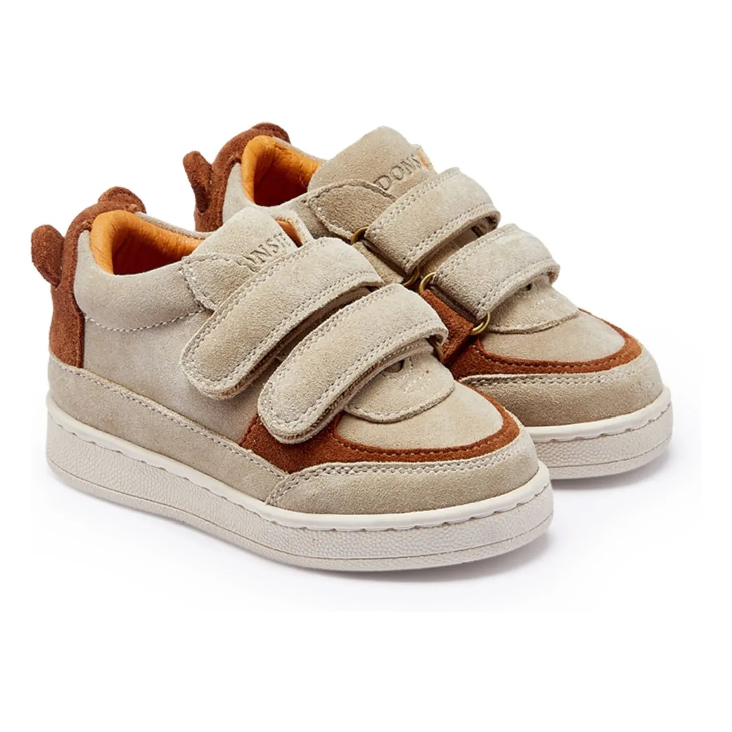 Donsje - Zapatillas de Velcro de Ante Oso Pinou | Beige