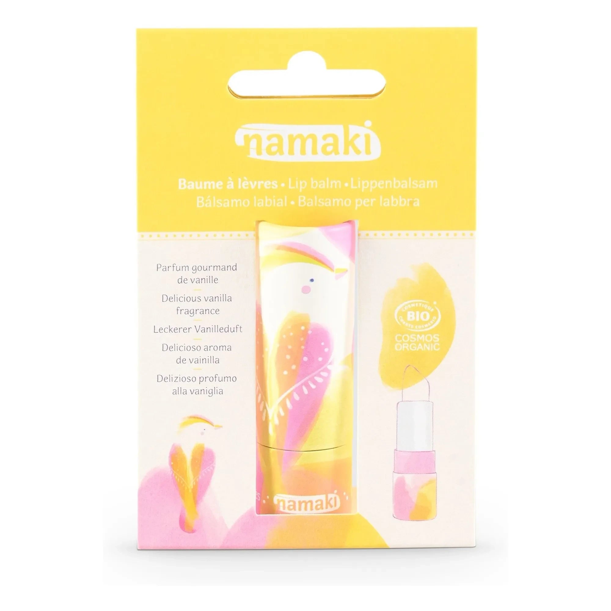 Namaki - Bálsamo labial de vainilla | Amarillo