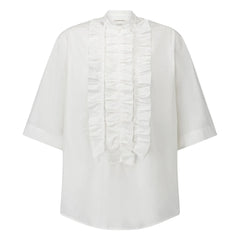 Laurence Bras - Blusa Magrita Corta de Algodón | Blanca