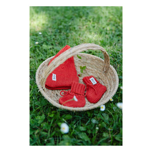 Bayiri - Pantuflas de río de algodón orgánico | Rojo
