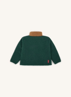 Hello Hossy - Chaqueta de forro polar con cremallera | Verde